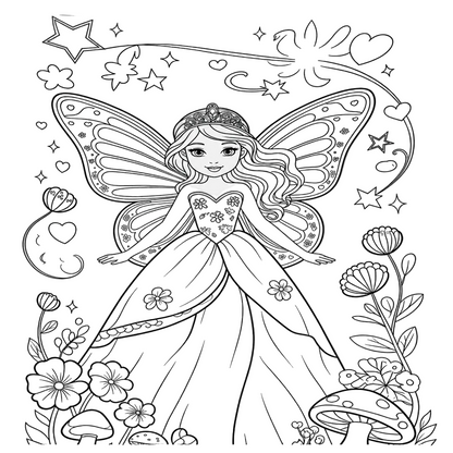 🧚♀️ Princess Butterfly Fairy Edition 🎨 Free drawstring bag included 👈🏼