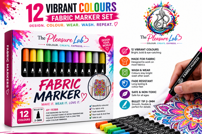 🎨 Premium Fabric Art Marker Set ✨🖌️