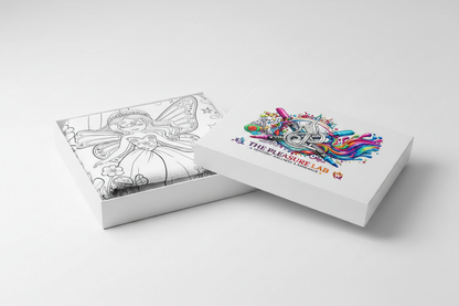 Princess Butterfly White Lid Box