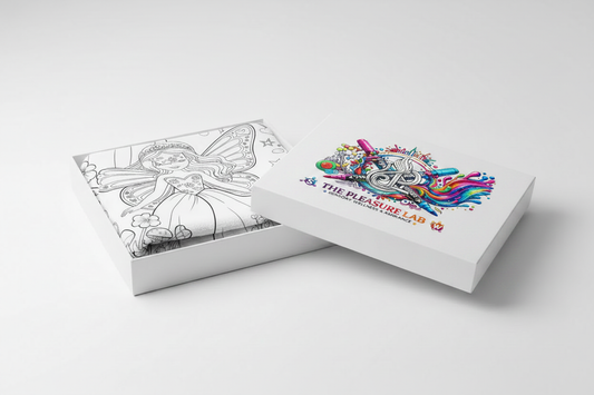 Princess Butterfly White Lid Box